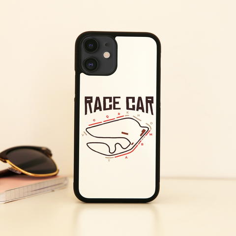 Race car circuit iPhone case cover 11 11Pro Max XS XR X - Graphic Gear