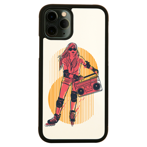 Rollerskates girl hobby iPhone case cover 11 11Pro Max XS XR X - Graphic Gear