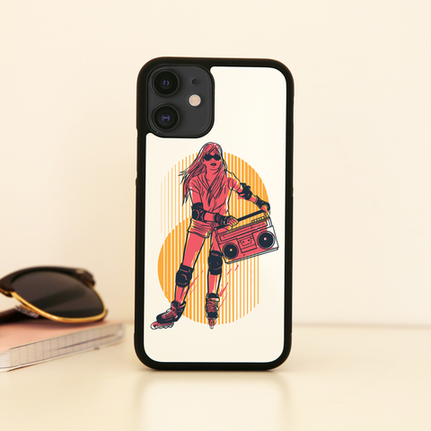 Rollerskates girl hobby iPhone case cover 11 11Pro Max XS XR X - Graphic Gear