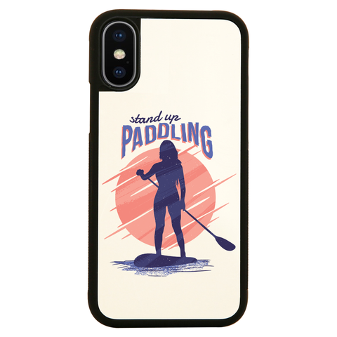 Stand up paddling iPhone case cover 11 11Pro Max XS XR X - Graphic Gear