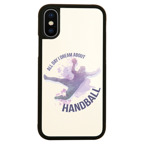 Handball quote playing iPhone case cover 11 11Pro Max XS XR X - Graphic Gear