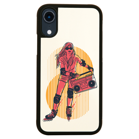 Rollerskates girl hobby iPhone case cover 11 11Pro Max XS XR X - Graphic Gear
