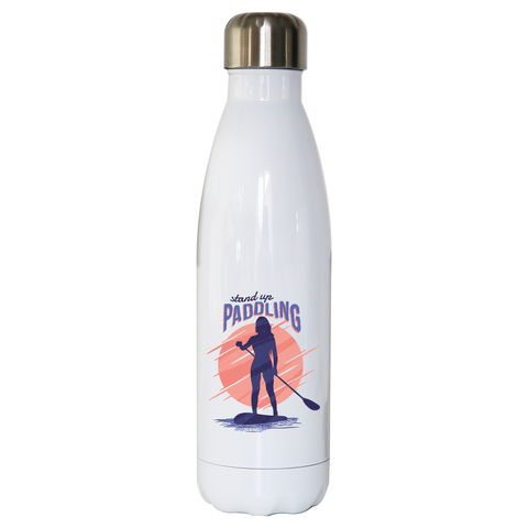Stand up paddling water bottle stainless steel reusable - Graphic Gear