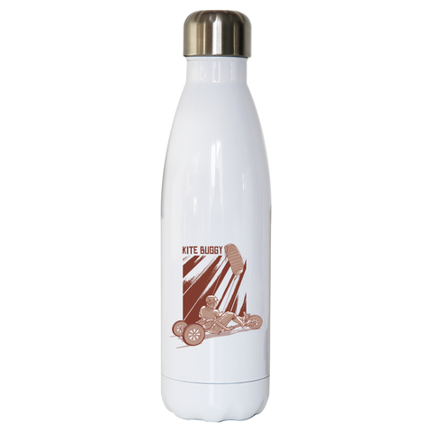 Kite buggy water bottle stainless steel reusable - Graphic Gear