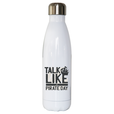 Pirate Day water bottle stainless steel reusable - Graphic Gear