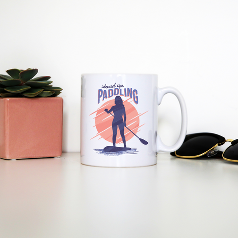 Stand up paddling mug coffee tea cup - Graphic Gear