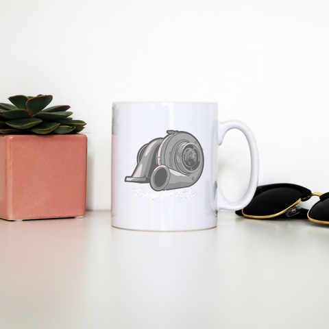 Turbo compressor mug coffee tea cup - Graphic Gear