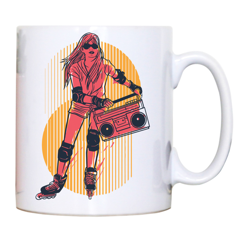 Rollerskates girl hobby mug coffee tea cup - Graphic Gear