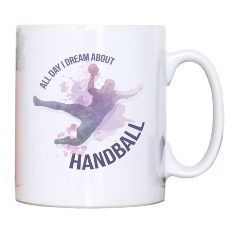 Handball quote playing mug coffee tea cup - Graphic Gear