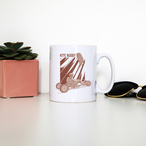 Kite buggy mug coffee tea cup - Graphic Gear