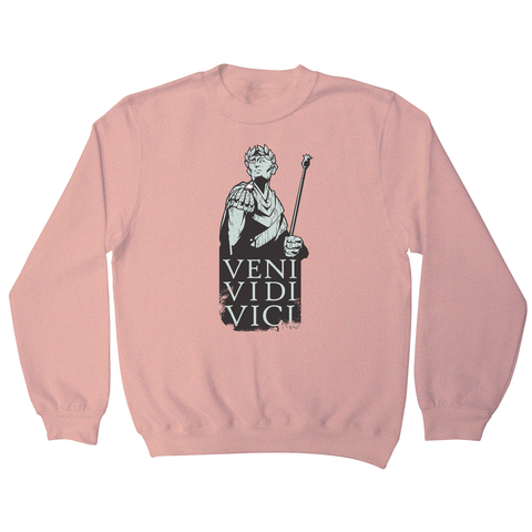 Veni vidi vici Julius Ceasar quote sweatshirt - Graphic Gear