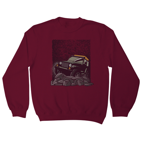 Rocky road jeep sweatshirt - Graphic Gear