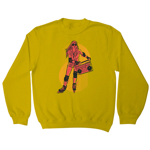 Rollerskates girl hobby sweatshirt - Graphic Gear