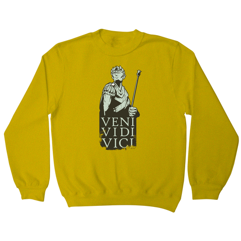Veni vidi vici Julius Ceasar quote sweatshirt - Graphic Gear