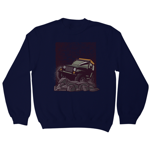 Rocky road jeep sweatshirt - Graphic Gear