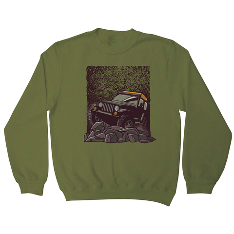 Rocky road jeep sweatshirt - Graphic Gear