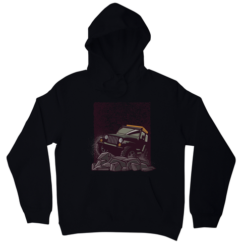 Rocky road jeep hoodie - Graphic Gear