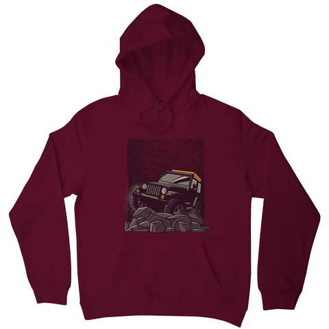 Rocky road jeep hoodie - Graphic Gear