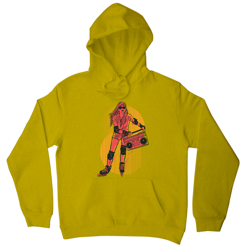 Rollerskates girl hobby hoodie - Graphic Gear