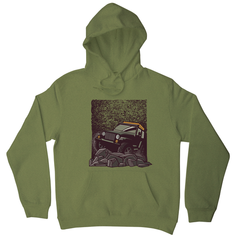Rocky road jeep hoodie - Graphic Gear
