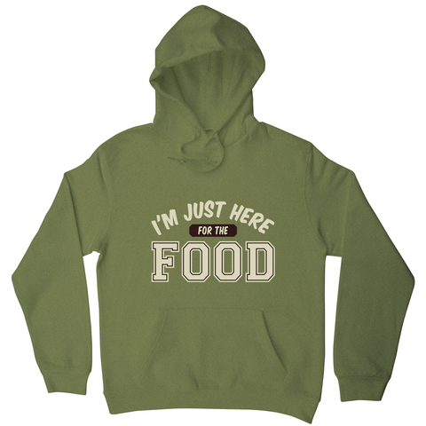 Here for food hoodie - Graphic Gear
