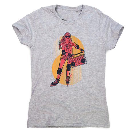 Rollerskates girl hobby women's t-shirt - Graphic Gear