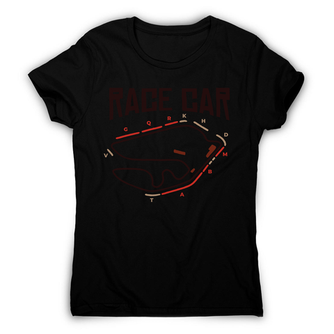 Race car circuit women's t-shirt - Graphic Gear