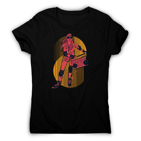 Rollerskates girl hobby women's t-shirt - Graphic Gear