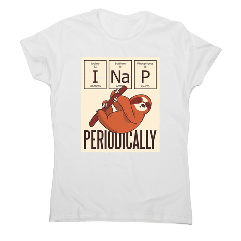 Nap periodically sloth women's t-shirt - Graphic Gear