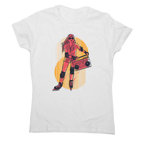 Rollerskates girl hobby women's t-shirt - Graphic Gear