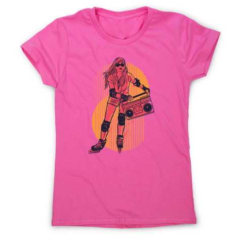 Rollerskates girl hobby women's t-shirt - Graphic Gear