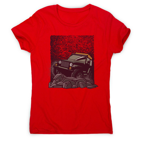 Rocky road jeep women's t-shirt - Graphic Gear