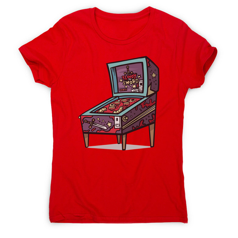 Pinball machine game women's t-shirt - Graphic Gear
