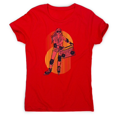 Rollerskates girl hobby women's t-shirt - Graphic Gear