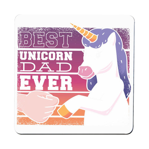 Best unicorn dad funny fathers day coaster drink mat - Graphic Gear