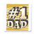 Number 1 dad funny fathers day coaster drink mat - Graphic Gear