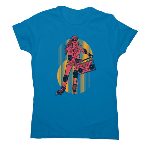 Rollerskates girl hobby women's t-shirt - Graphic Gear