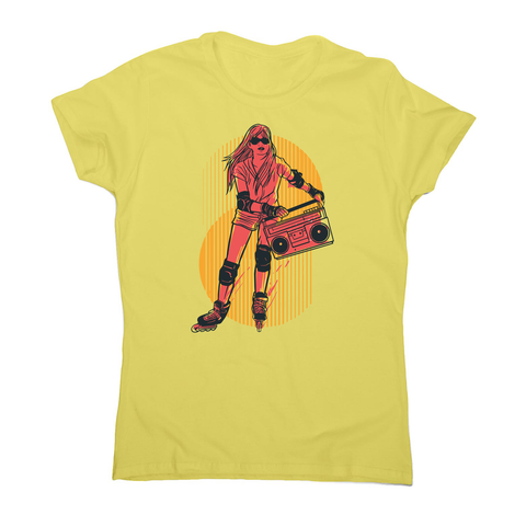 Rollerskates girl hobby women's t-shirt - Graphic Gear