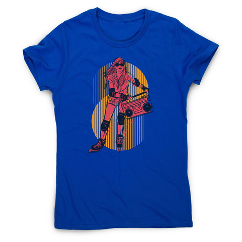 Rollerskates girl hobby women's t-shirt - Graphic Gear