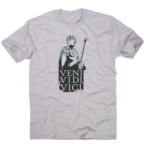 Veni vidi vici Julius Ceasar quote men's t-shirt - Graphic Gear