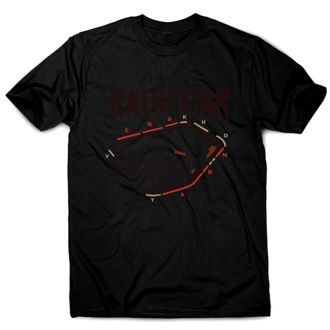 Race car circuit men's t-shirt - Graphic Gear