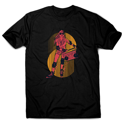 Rollerskates girl hobby men's t-shirt - Graphic Gear