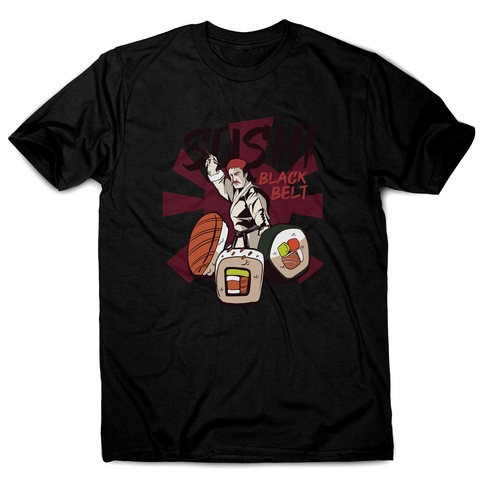 Sushi black belt funny men's t-shirt - Graphic Gear