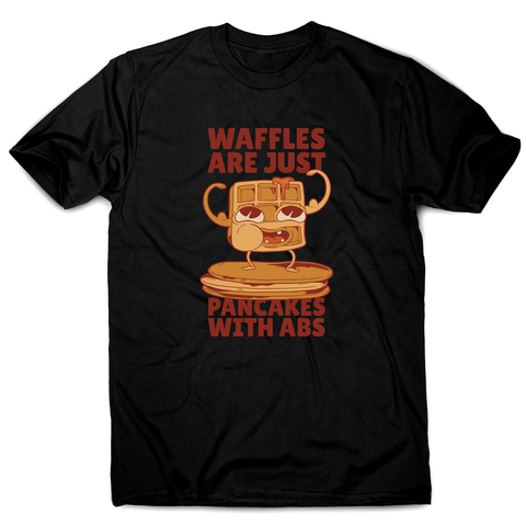 Waffles pancakes men's t-shirt - Graphic Gear