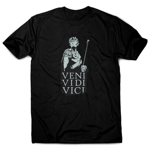 Veni vidi vici Julius Ceasar quote men's t-shirt - Graphic Gear