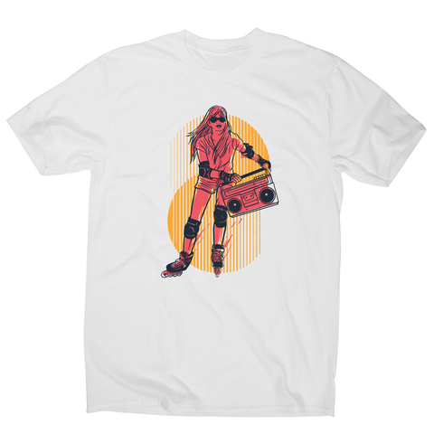 Rollerskates girl hobby men's t-shirt - Graphic Gear