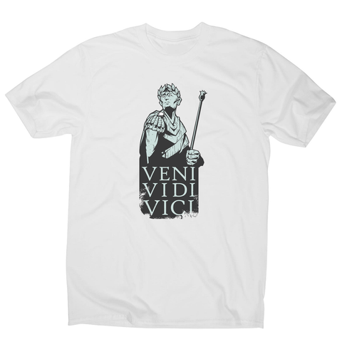 Veni vidi vici Julius Ceasar quote men's t-shirt - Graphic Gear