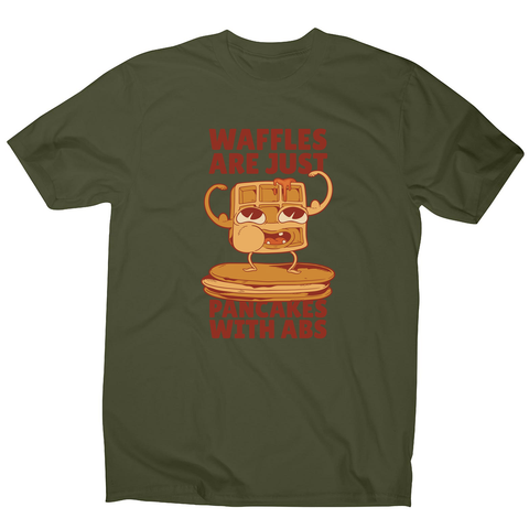 Waffles pancakes men's t-shirt - Graphic Gear