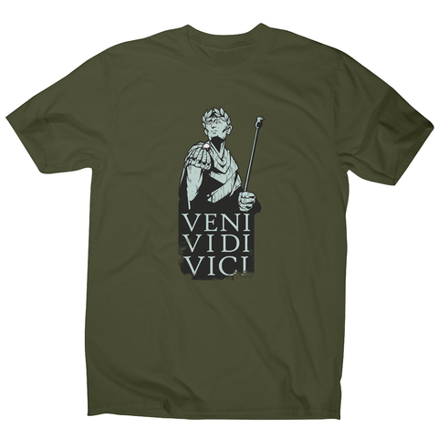 Veni vidi vici Julius Ceasar quote men's t-shirt - Graphic Gear