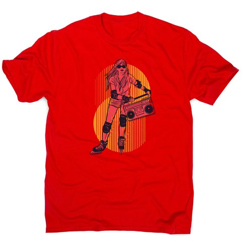 Rollerskates girl hobby men's t-shirt - Graphic Gear